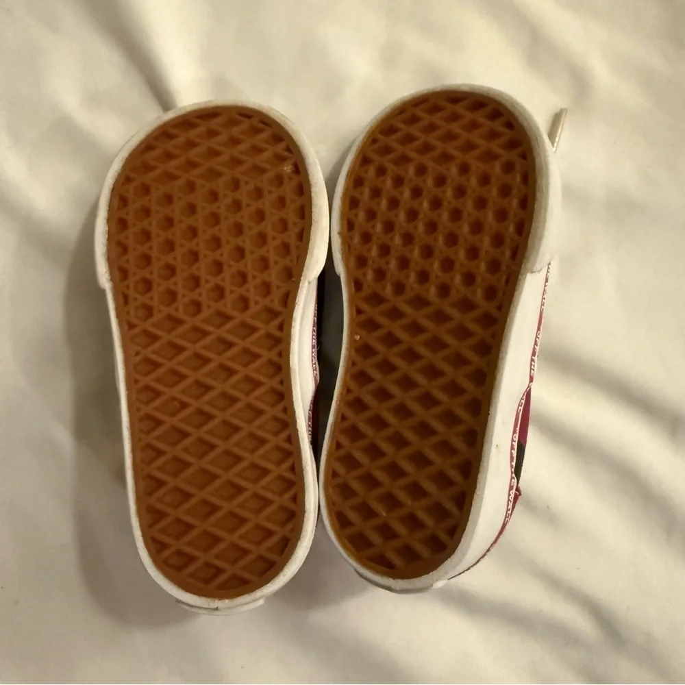 EUC Vans Era Disarray Stripes Checks Circle Toddler Skate Shoes - Picture 7 of 7